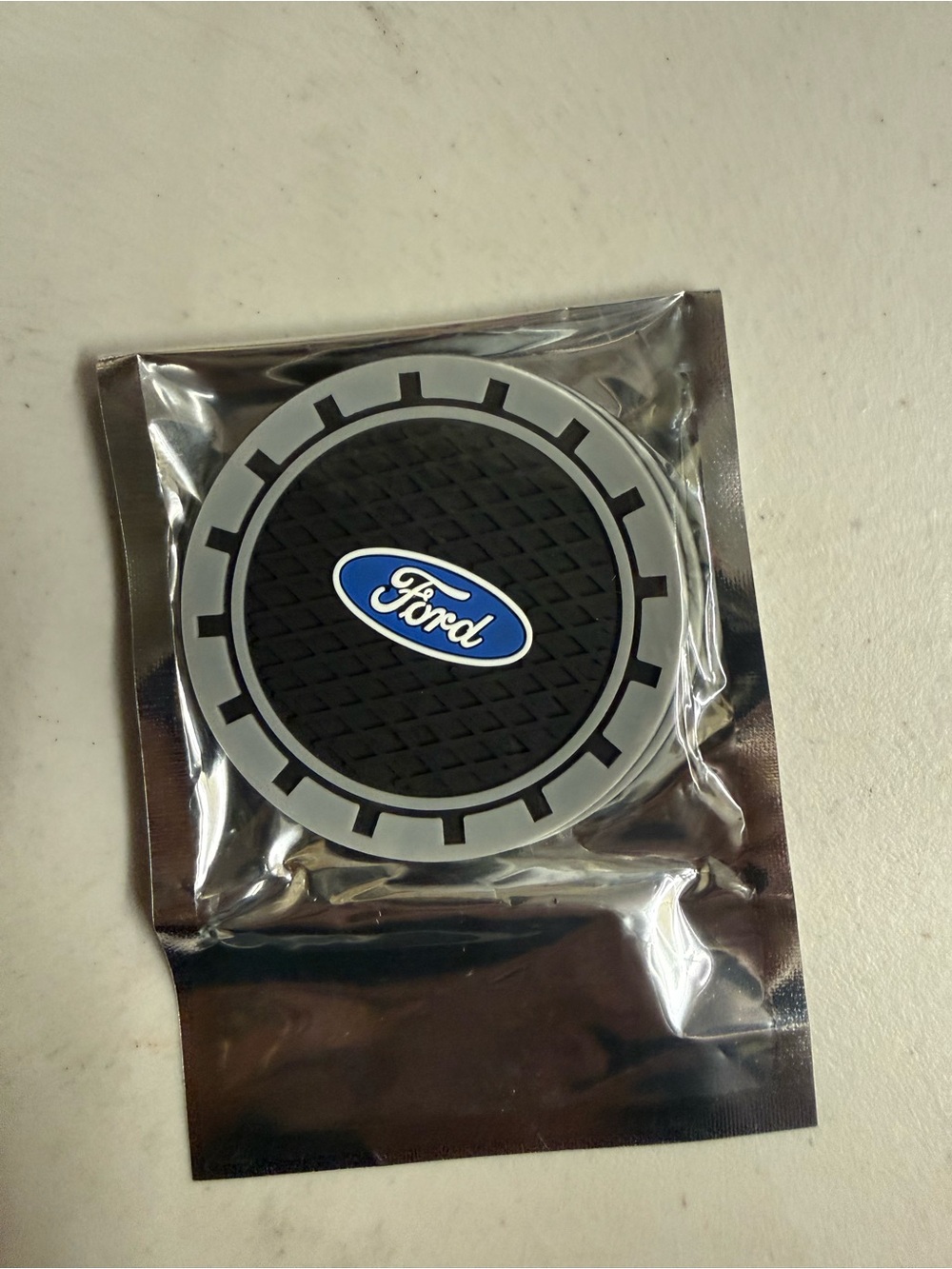 Ford Blue and Black Round Non-Slip Phone Grip